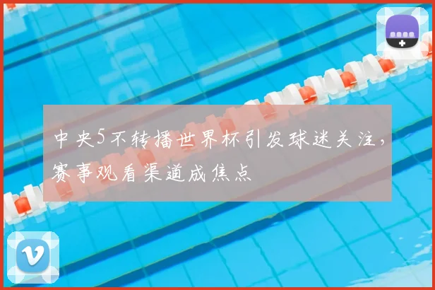 中央5不转播世界杯引发球迷关注,赛事观看渠道成焦点