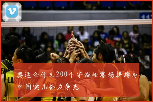 奥运会作文200个字描绘赛场拼搏与中国健儿奋力争先